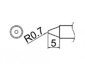 Hakko T12 Series Solder Tip, Shape 0.7B