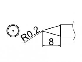 Hakko T12 Series Solder Tip, Shape B(Z)